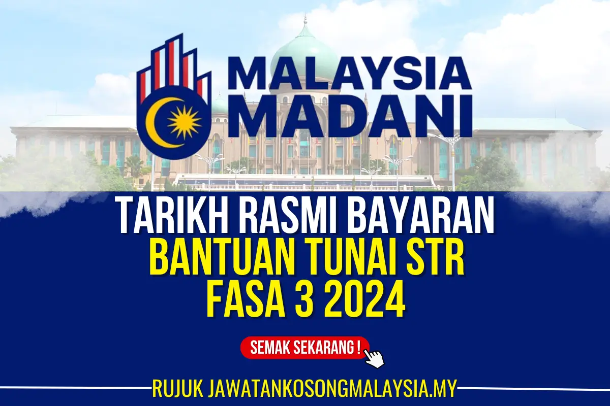 tarikh rasmi bayaran str fasa 3 2024