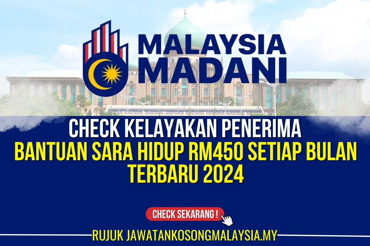 check penerima bantuan sara hidup rm450 setiap bulan terbaru 2024