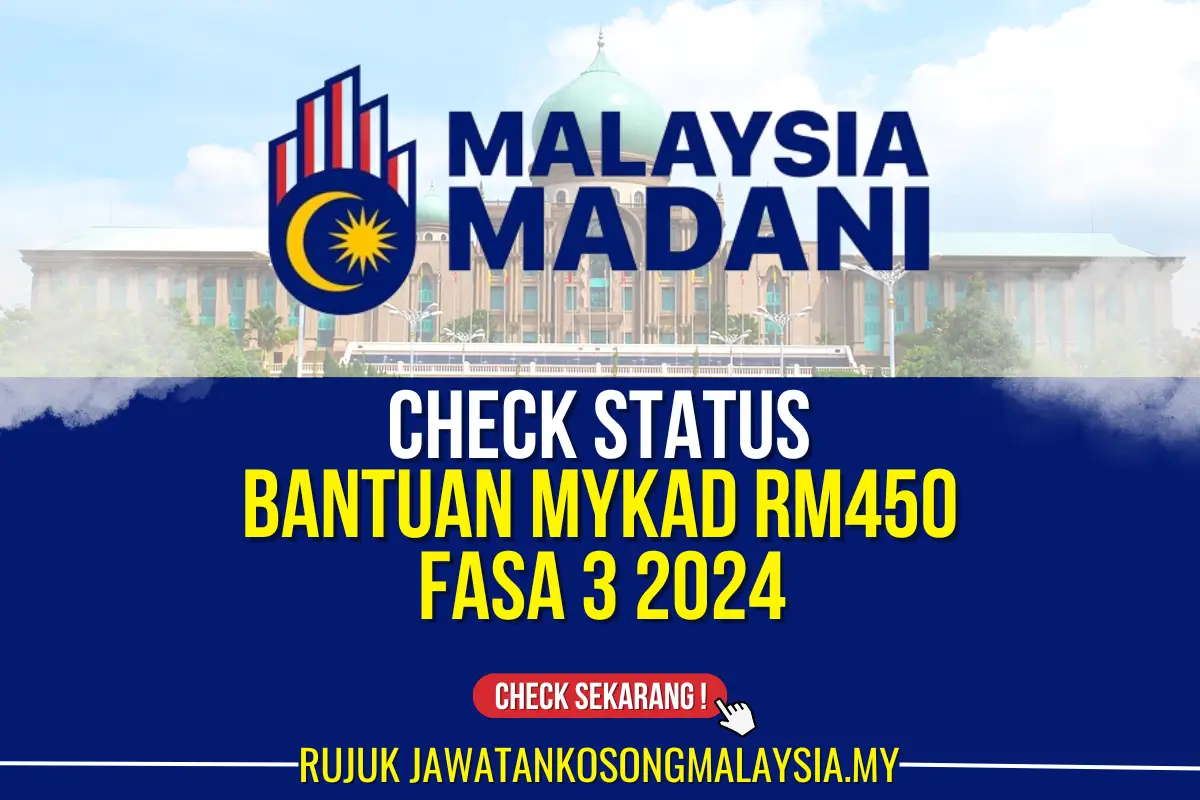 bantuan mykad rm450 fasa 3 2024