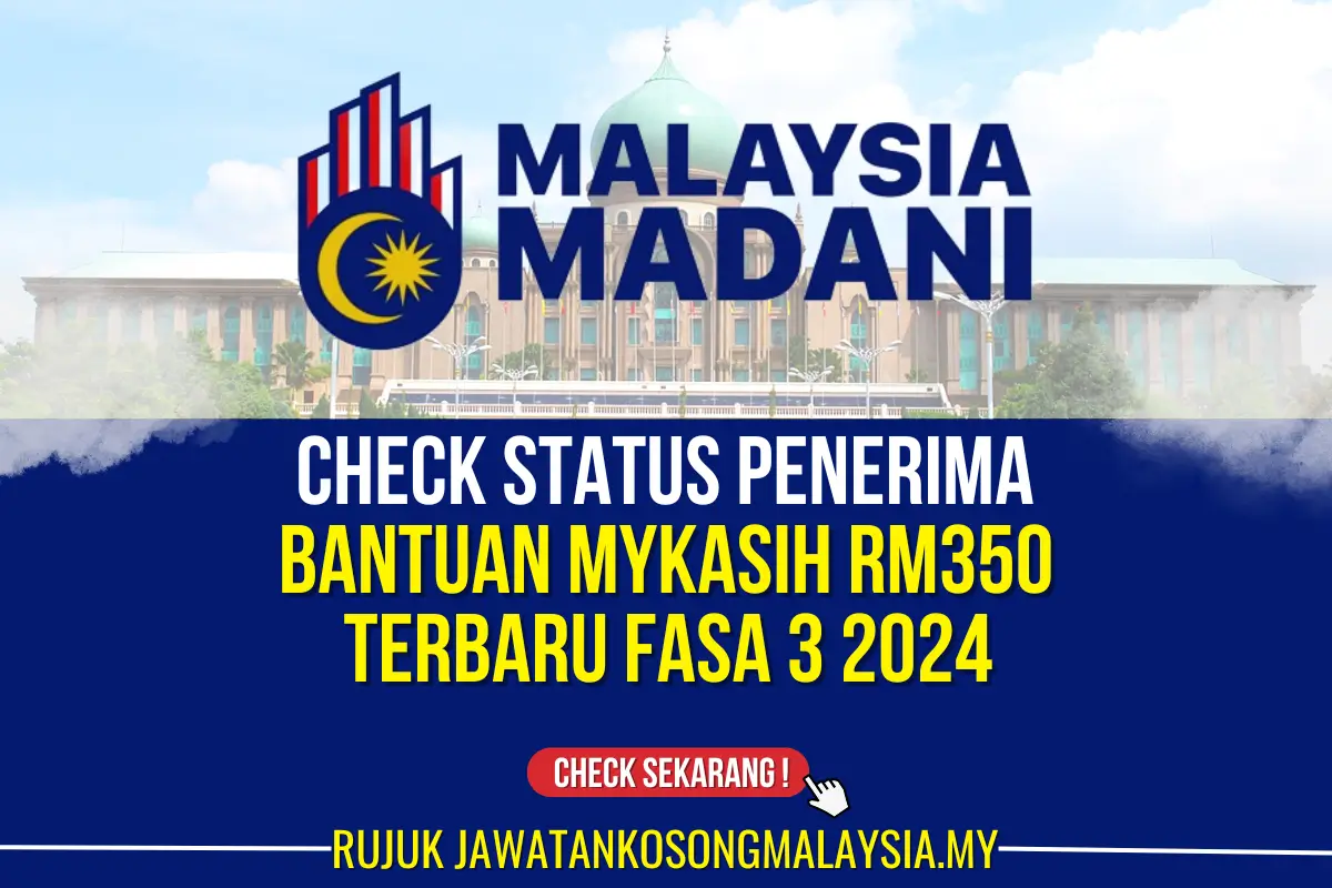 check bantuan mykasih rm350 fasa 3 2024