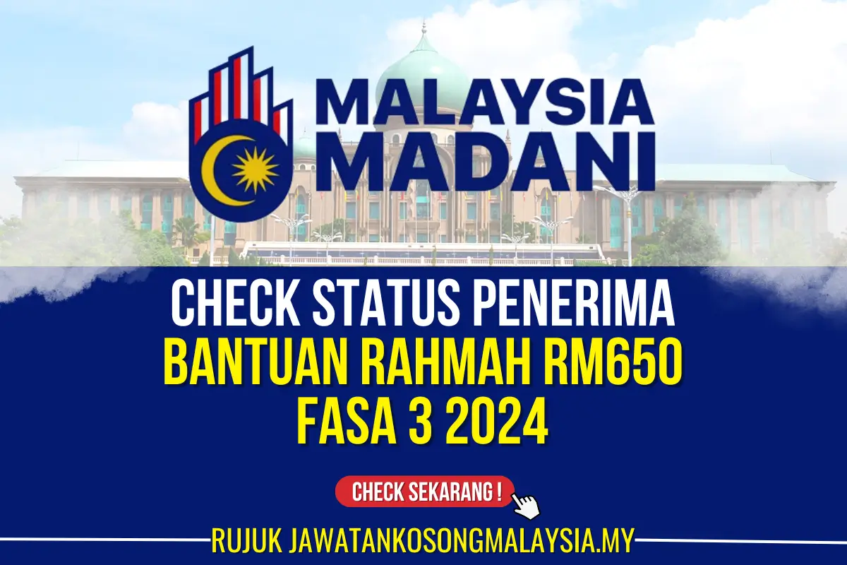 check bantuan rahmah rm650 fasa 3 2024