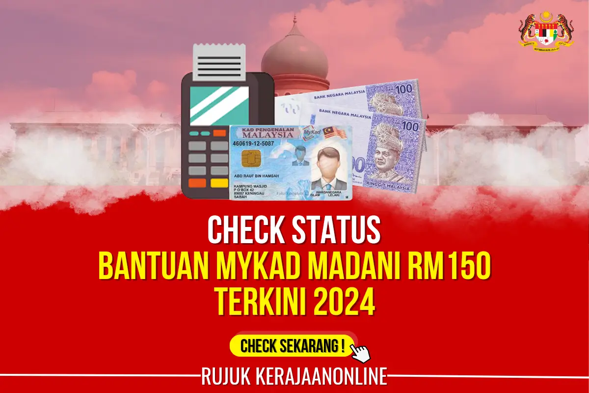 check bantuan mykad madani rm150 fasa 3 2024