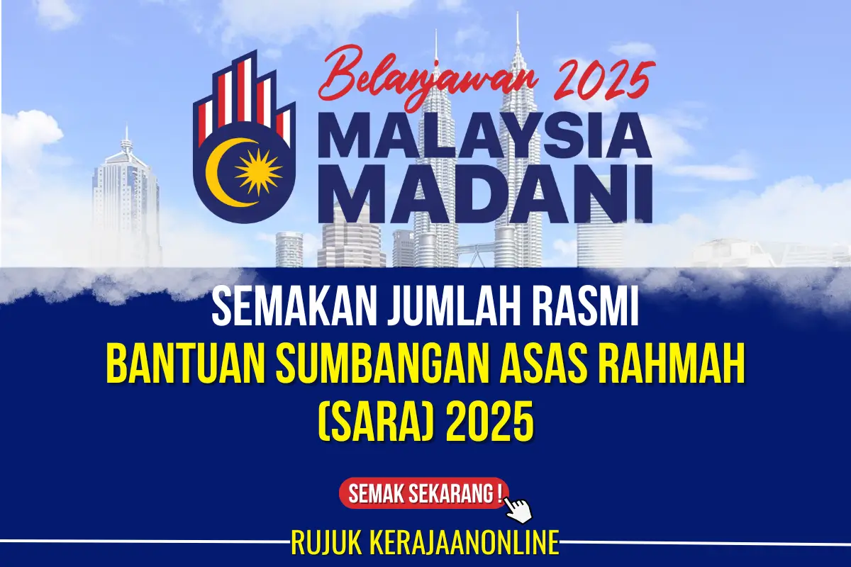 jumlah rasmi bantuan sumbangan asas rahmah 2025