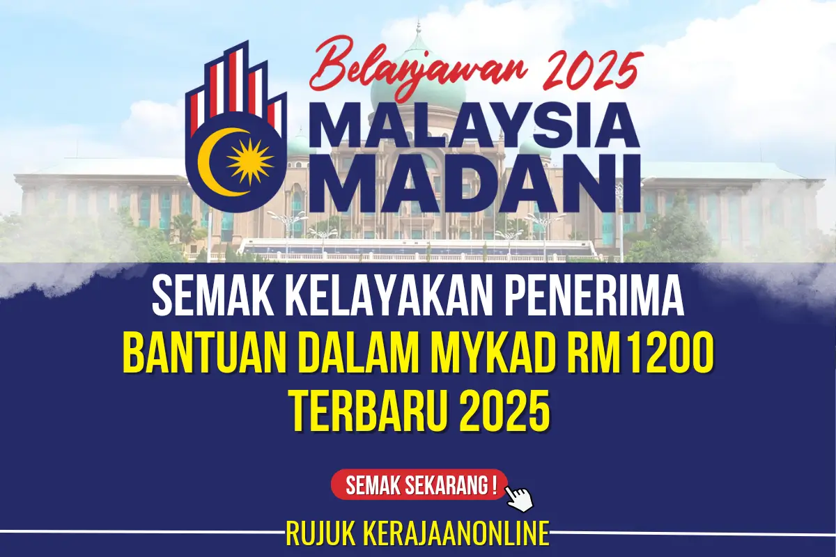 bantuan mykad rm1200 terbaru 2025