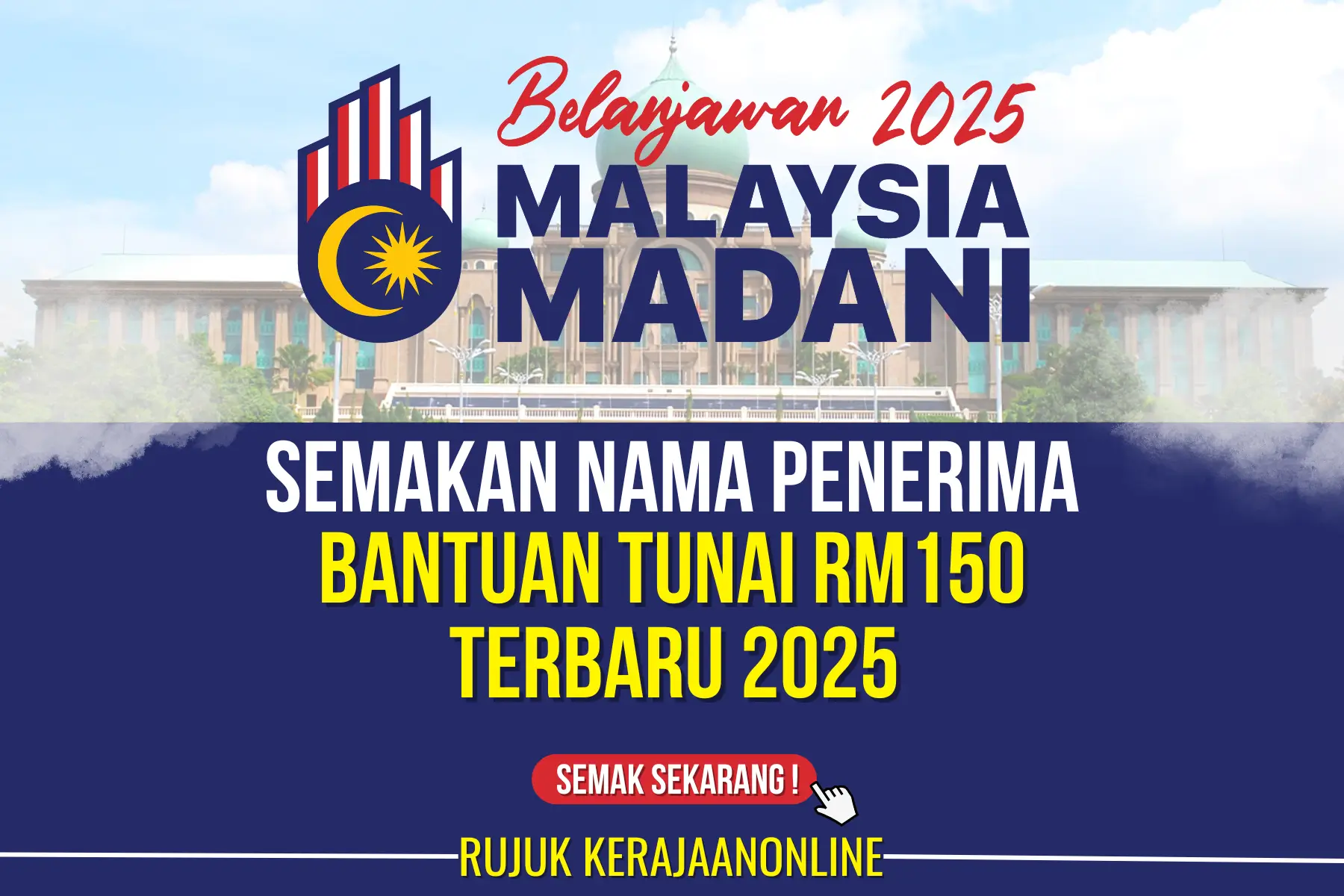 bantuan tunai terbaru rm150 2025