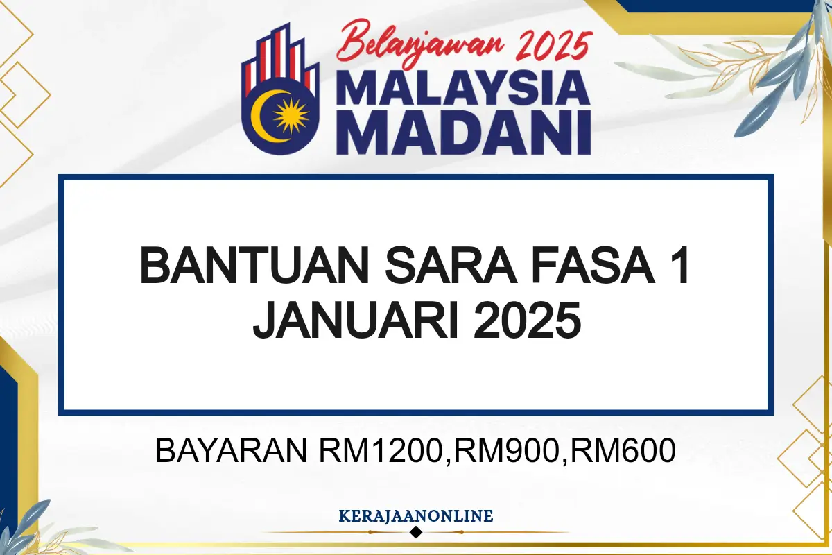 BANTUAN SARA FASA JANUARI