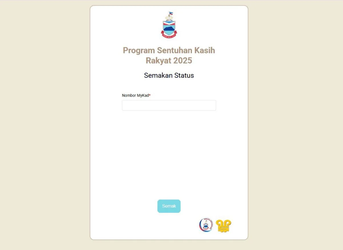 SEMAKAN STATUS BANTUAN SYUKUR 