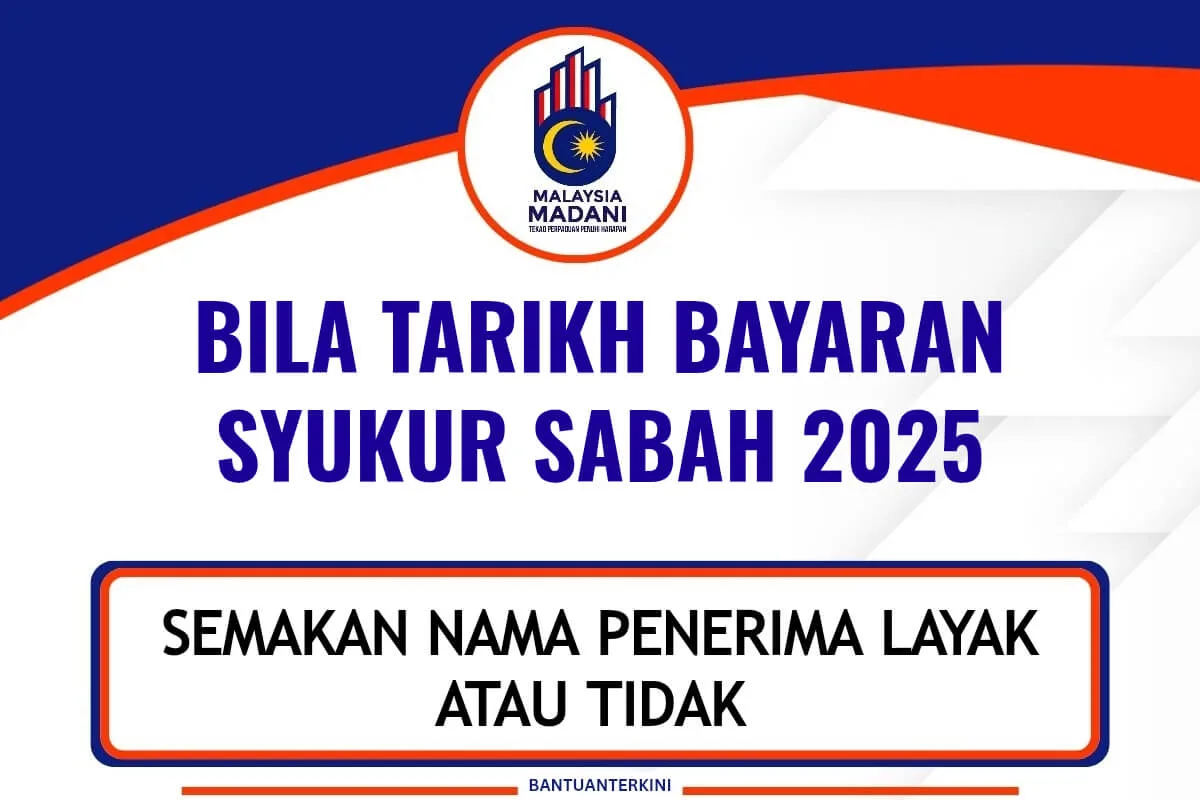 BILA TARIKH BAYAR SYUKUR SABAH