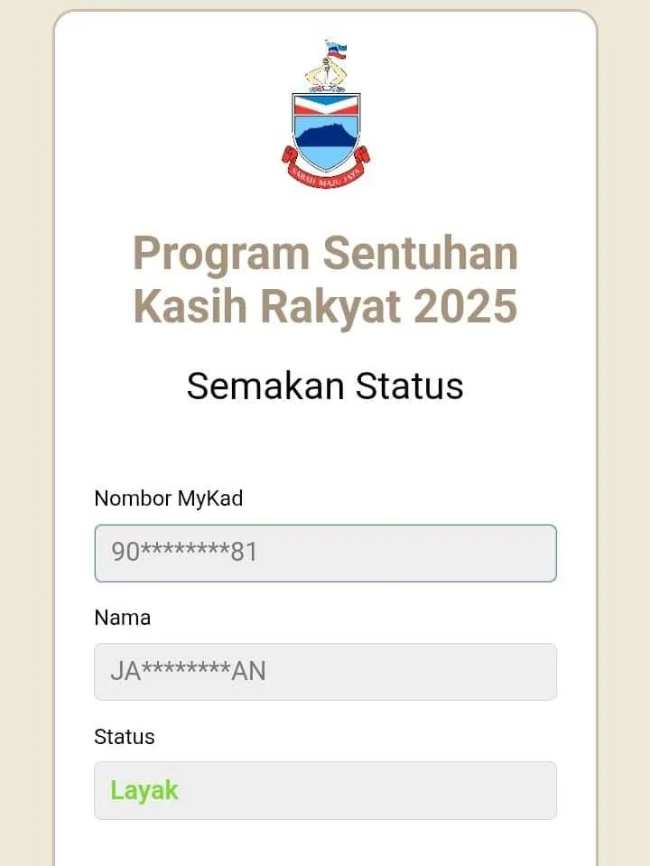 CARA SEMAKAN SYUKUR SABAH 2025