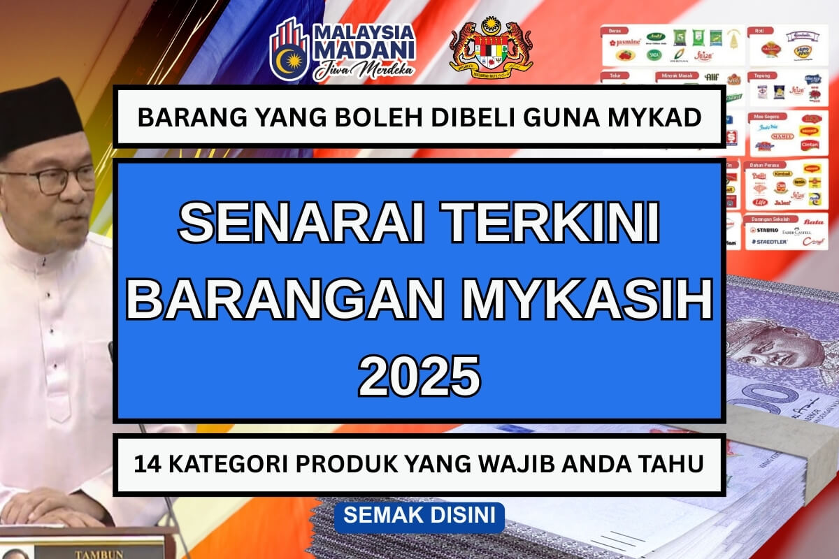SENARAI BARANGAN MYKASIH 2025