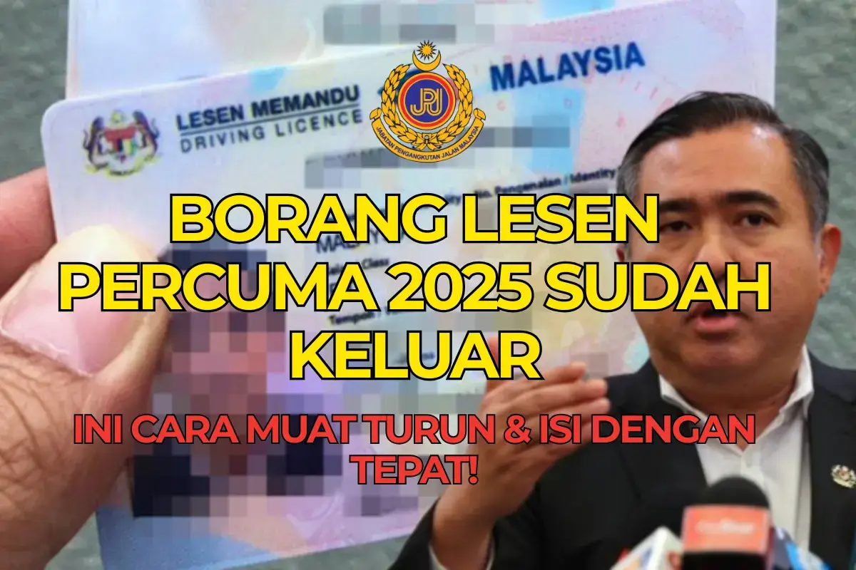 BORANG LESEN PERCUMA 2025 SUDAH KELUAR