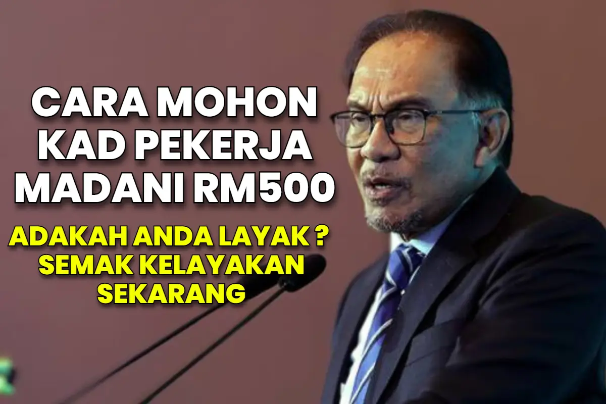 CARA MOHON KAD PEKERJA MADANI