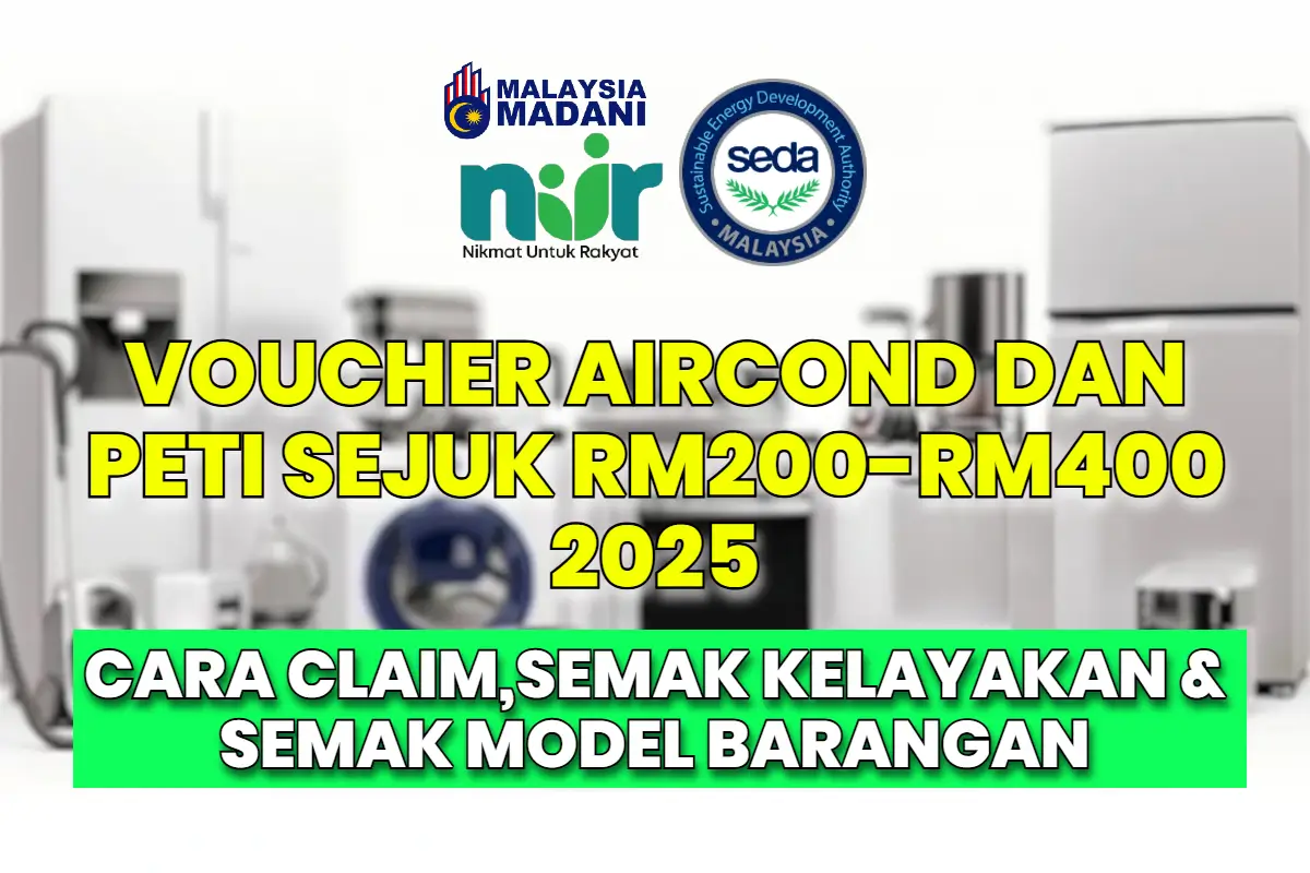 VOUCHER AIRCOND DAN PETI SEJUK RM200
