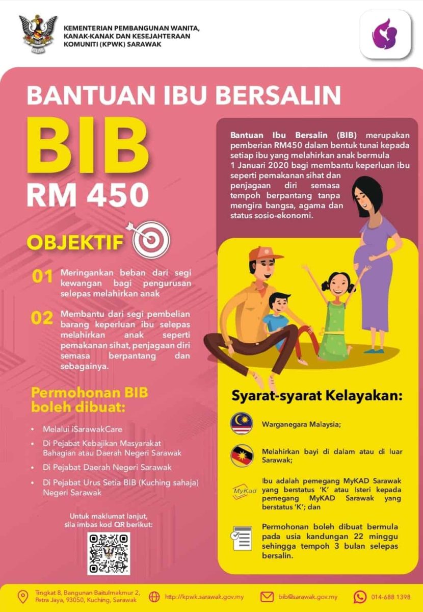 CARA MOHON BANTUAN IBU BERSALIN