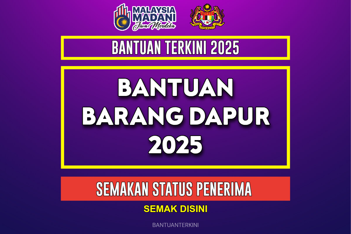 BANTUAN BARANGAN DAPUR 2025