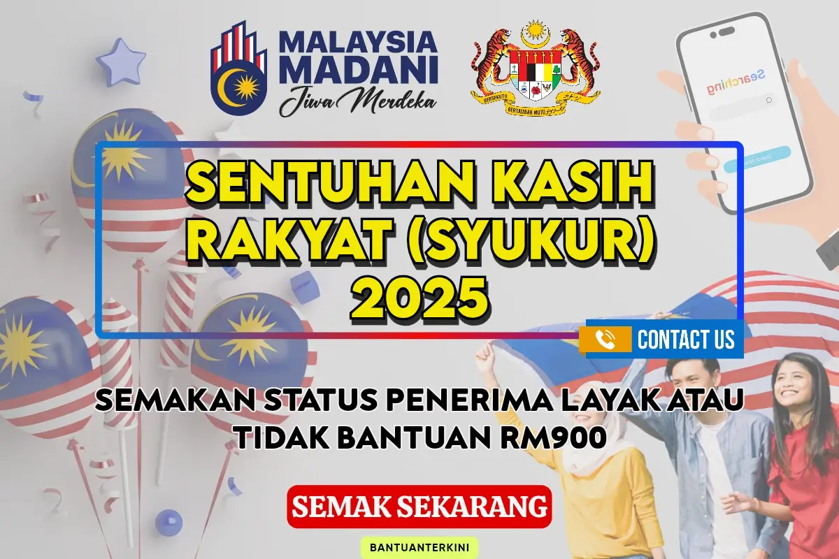 BANTUAN SYUKUR SABAH RM900