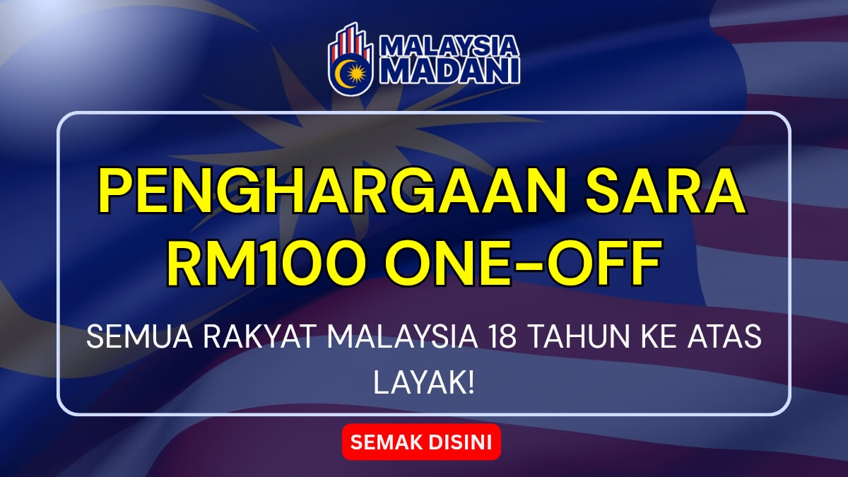 PENGHARGAAN SARA RM100