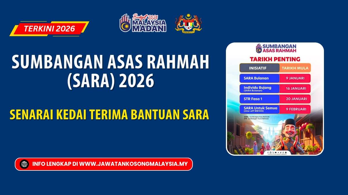 SENARAI KEDAI TERIMA SARA