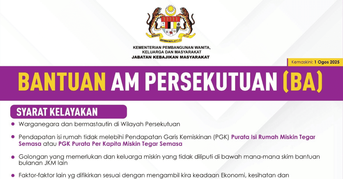BANTUAN AM PERSEKUTUAN (BA)