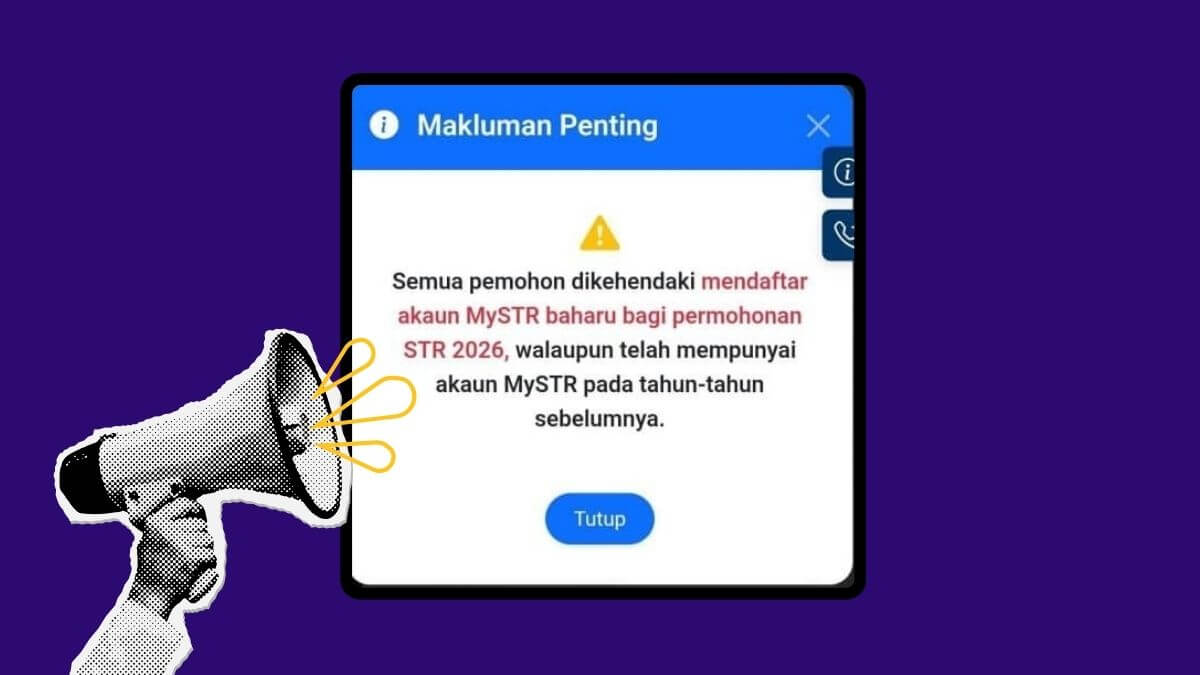 CARA DAFTAR AKAUN BAHARU MYSTR 2026