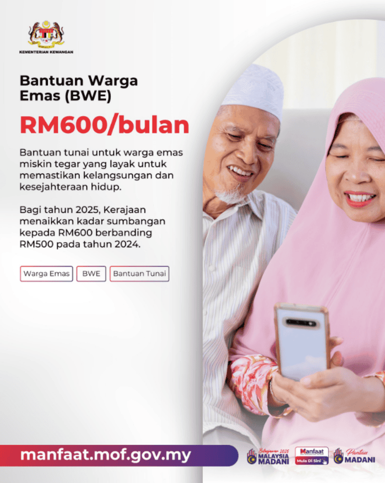 BANTUAN WARGA EMAS RM600