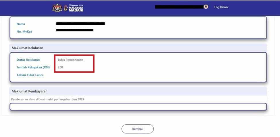 SEMAKAN STATUS PER,MOHONAN SUBSIDI DIESEL