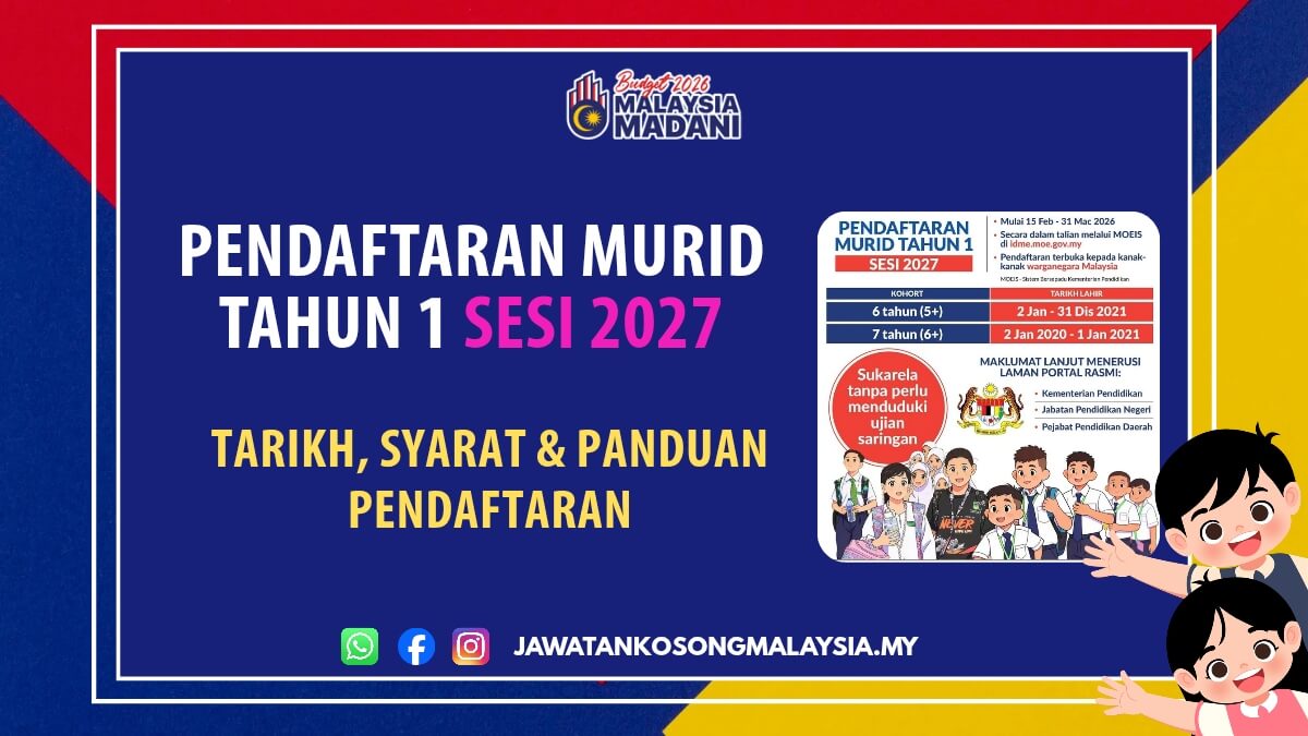 PENDAFTARAN MURID TAHUN 1
